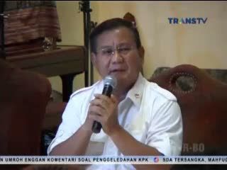 Komentar Prabowo Soal Status Suryadharma Ali