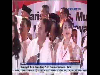Kelompok Artis Selendang Putih Dukung Prabowo-Hatta