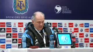 Alejandro Sabella Puas Argentina Cukur Trinidad 3-0