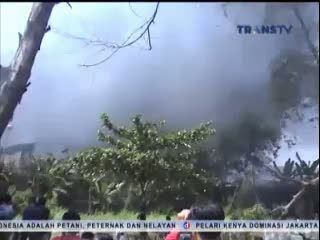 Gudang Berisi Motor Ludes Terbakar