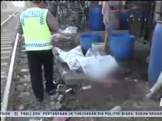 Tengah Olahraga Seorang Pria Tertabrak Kereta