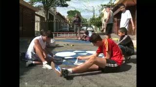 Seniman Jalanan Brasil Hias Jalanan Kota Sao Paolo