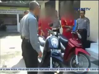 Pencuri Motor Tertangkap karena Adanya CCTV