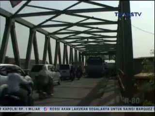 Perbaikan Jembatan Sembayat Gresik Belum Selesai