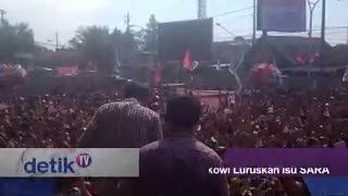 Sapa Pendukung Pakai Bahasa Jawa, Jokowi Luruskan Isu SARA