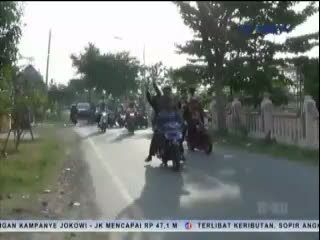 Pemotor Tewas Usai Bersenggolan dengan Rombongan Konvoi SMP