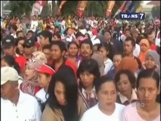 Hadiah Jalan Santai dari Pengumpulan Dana Relawan Jokowi-JK