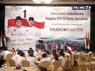 Anggota DPR Dukung Prabowo-Hatta