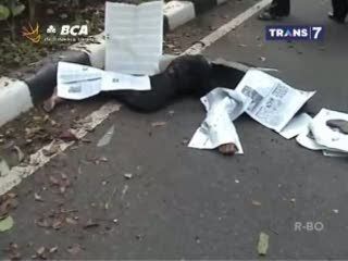 Pemotor Tewas Tabrak Pembatas Jalan
