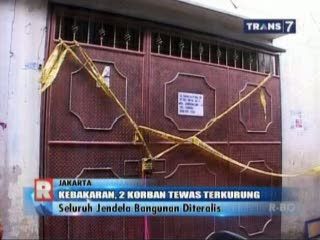 2 Orang Tewas Saat Kebakaran Akibat Bangunan Diteralis