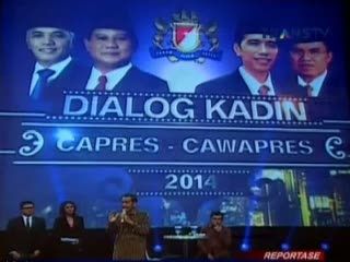 Dialog Kadin Capres dan Cawapres