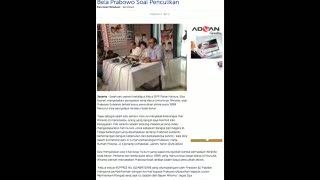 Prabowo Nilai Pembelaan Elza Ayarief Bentuk Demokrasi