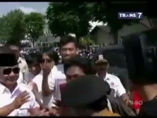 Orasi Prabowo Mendapat Sambutan Meriah Simpatisan