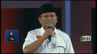 Prabowo Janji Akan Bangun Bangsa yang Terhormat Jika Mendapat Mandat