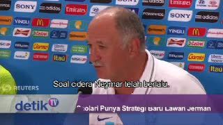 Tanpa Neymar, Scolari Punya Strategi Baru Lawan Jerman