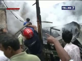 Mercon Meledak, 2 Rumah Terbakar