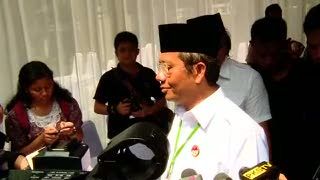 Mahfud MD Yakin Prabowo-Hatta Raih 54 Persen Suara