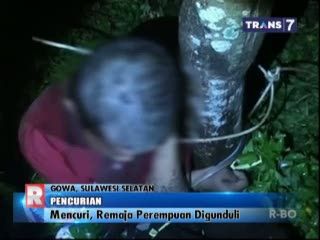 Kepergok Mencuri, Remaja Perempuan Digunduli