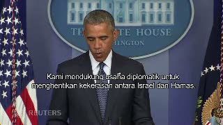 Obama: Israel Memiliki Hak untuk Membela Diri