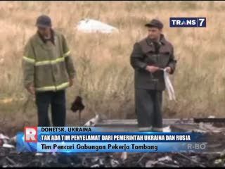 Tim Evakuasi MH17 Tak Ada dari Pihak Ukraina dan Rusia
