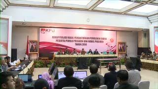 KPU Pastikan Penetapan Presiden & Wakil Presiden Terpilih Hari Ini