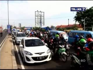 H-4 Lebaran, Jalur Pantura Cirebon Mulai Padat