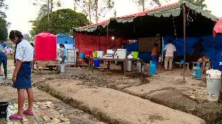 Pengungsi Sinabung Kekurangan Bahan Makanan