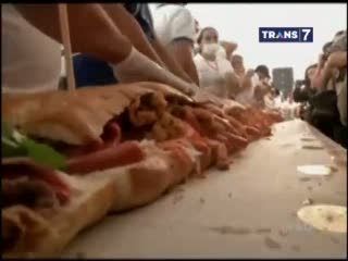 Ini Dia Sandwich Terpanjang di Dunia