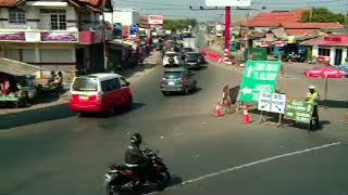Situasi Simpang Jomin Sabtu Pagi