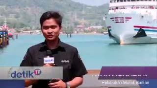 Pelabuhan Merak Sepi Pengunjung, Ramai Pendatang