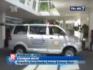 WNA Asal Amerika Ditemukan Tewas di Kamar Hotel