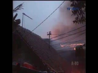 Puluhan Rumah di Kramat Jati Ludes Terbakar