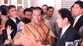 Bertemu Menlu Jepang, Jokowi Sepakat Kerja Sama Infrastruktur Laut 