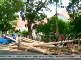 Pohon Pinang untuk Kemeriahan Hari Kemerdekaan