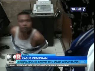 Mangaku Polisi, Satpam Tipu Janda Jutaan Rupiah
