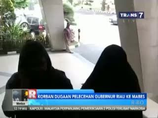 Korban Dugaan Pelecehan Gubernur Riau ke Mabes