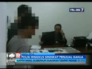 Rumah Wakil Gubernur Dijadikan Tempat Pengedaran Ganja