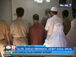 Calhaj Asal Jombang Meninggal Akibat Gagal Ginjal