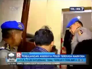Pemulangan Anggota Polisi Terduga Narkoba