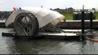 Kincir Air Pembersih Sampah Sungai