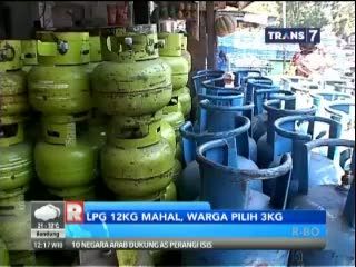 Elpiji 12 Kg Mahal, Warga Pilih 3 Kg