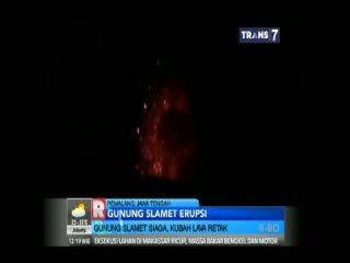 Gunung Slamet Siaga, Kubah Lava Retak