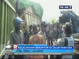 Kecelakaan Beruntun di Jalur Pantura, 1 Orang Tewas