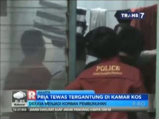 Pria Tewas Tergantung di Kamar Kost