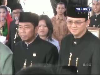 Ahok dan Haji Lulung Tampak Akrab Pada Penutupan Lebaran Betawi