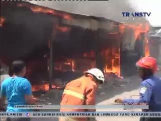 Kebakran Landa 6 Rumah Kontrakan