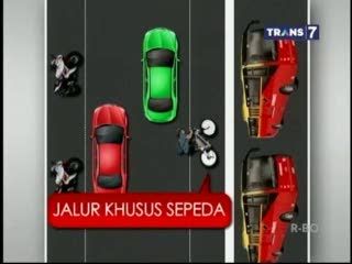 Jalur Khusus Sepeda Kini Harus Berebut dengan Pengendara Lain