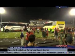 Bentrokan Antar Suporter Bola di Ciamis