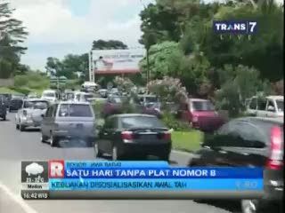 Kebijakan Satu Hari Tanpa Pelat Nomor B Tuai Kontroversi