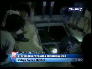 Penemuan 8 Potongan Tubuh Manusia Hebohkan Warga